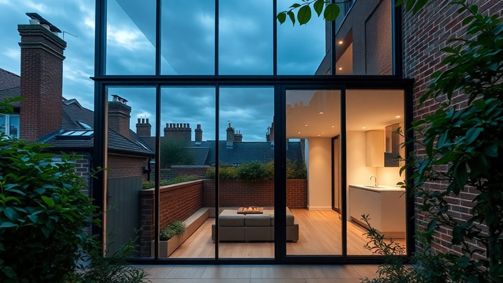 Glass Extension Walls Canning Town