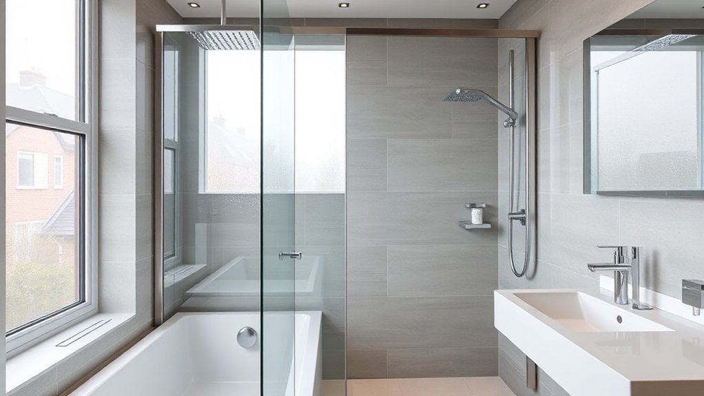 Semi-Frameless Shower Screens Canning Town